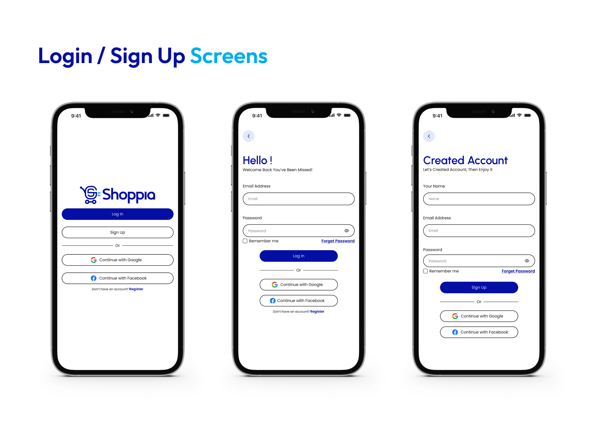 Example of Design UI For Your Mobile App Or Website