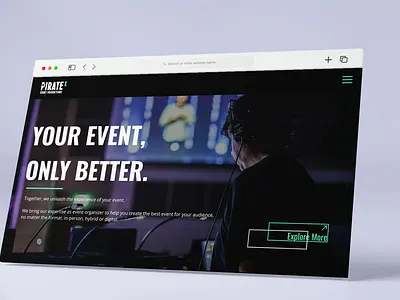 Event Website Hero Section app design design figma product design ui ui design ux design website design