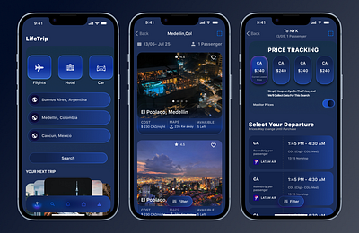Life Trip App branding design figma graphic design logo ui ux website