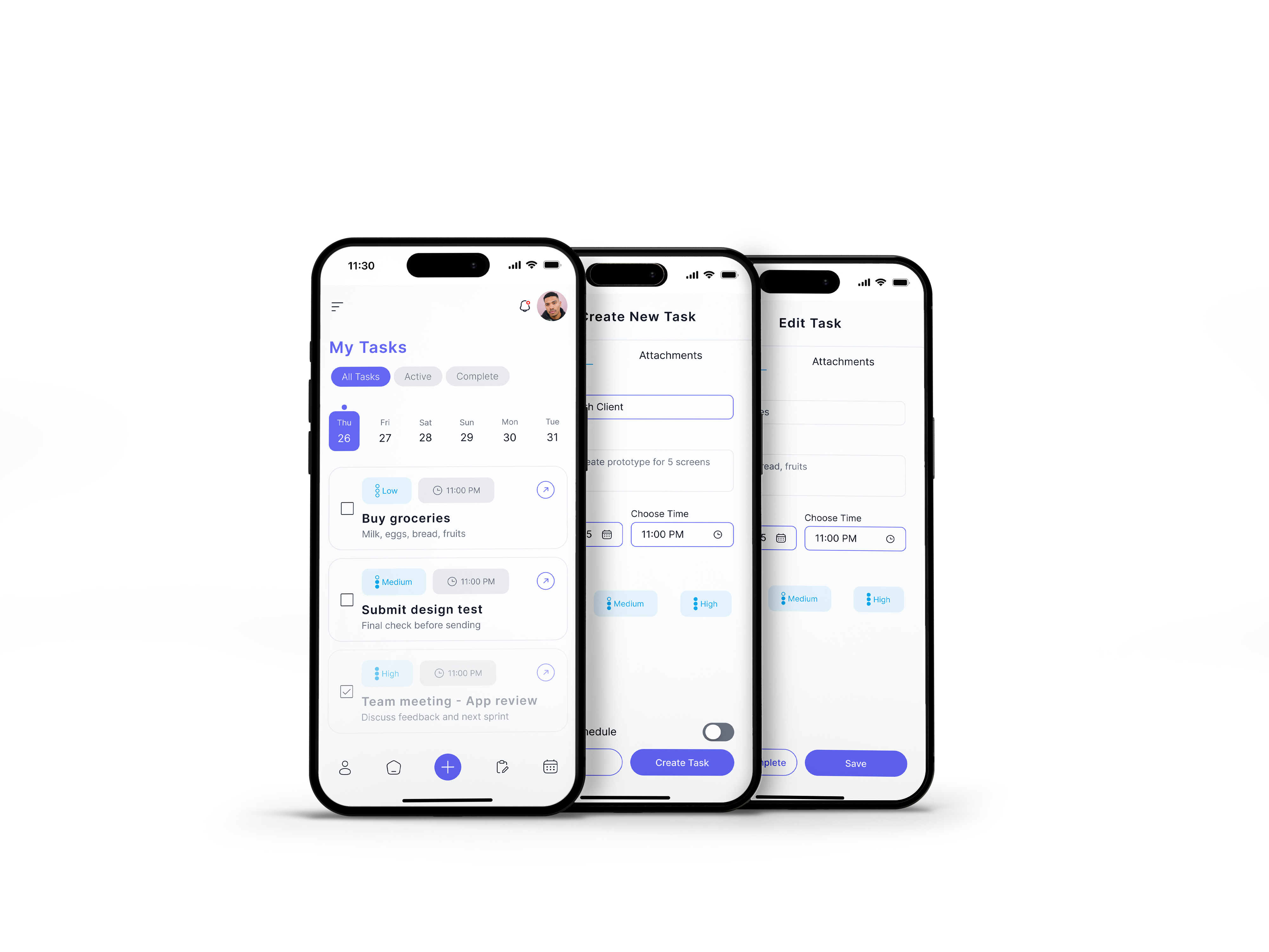 Task Management App – Design Test Project app branding design graphic design logo management mobile task ui ux vector web