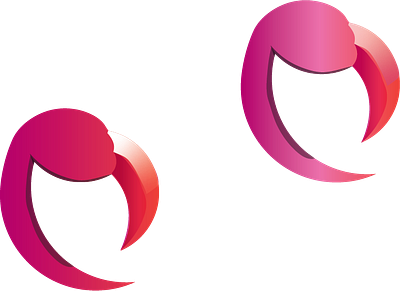 Flamingo Logos branding design graphic design illustrator photoshop