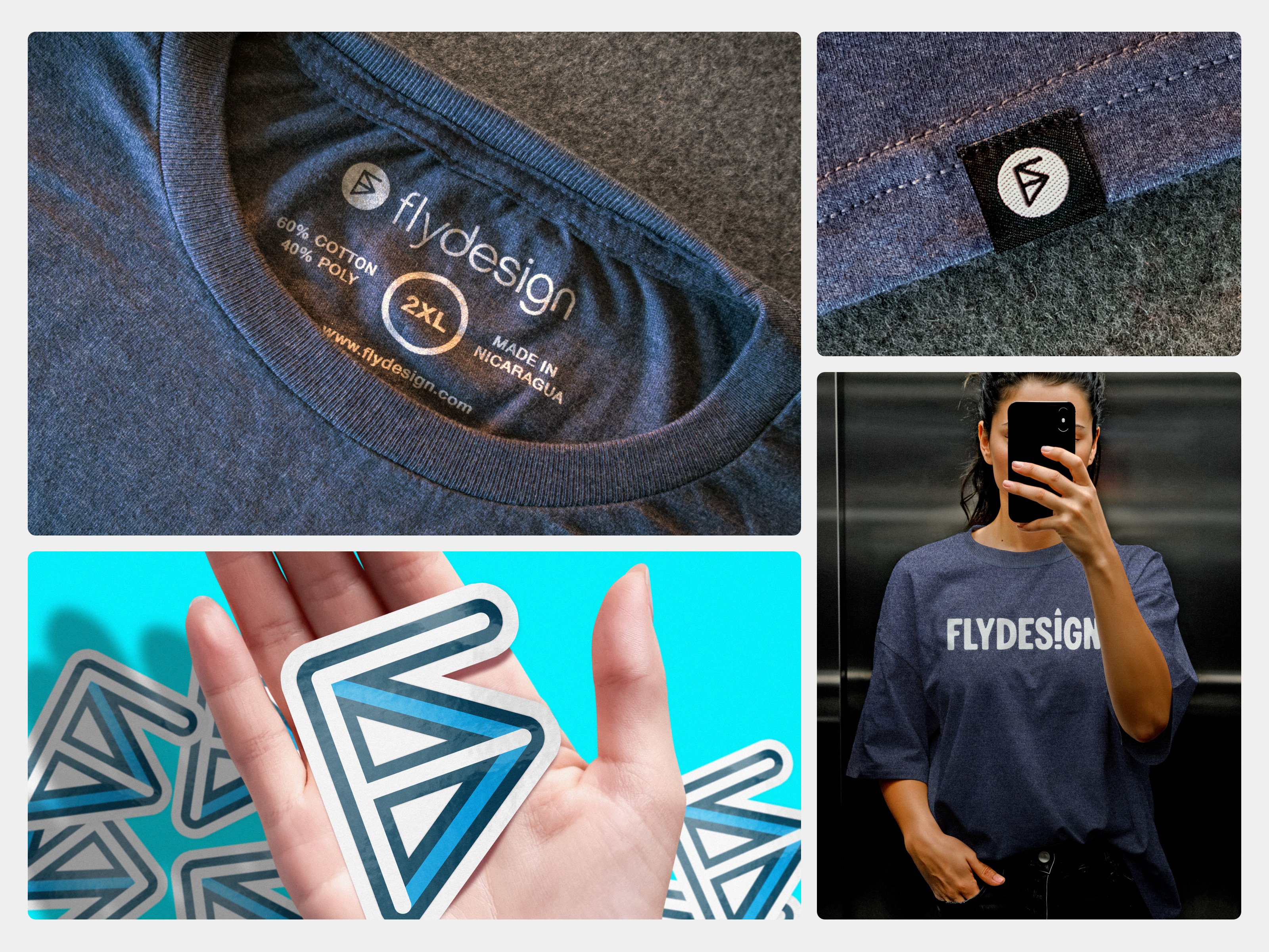 Branding Gift branding branding design design flydesign graphic design hang tag illustration logo stickers t shirt uniforms visual design