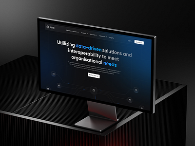 AIRO Service Company Landing Page 3d animation branding design graphic design illustration landing page logo mobile app motion graphics ui user interaction ux web design website