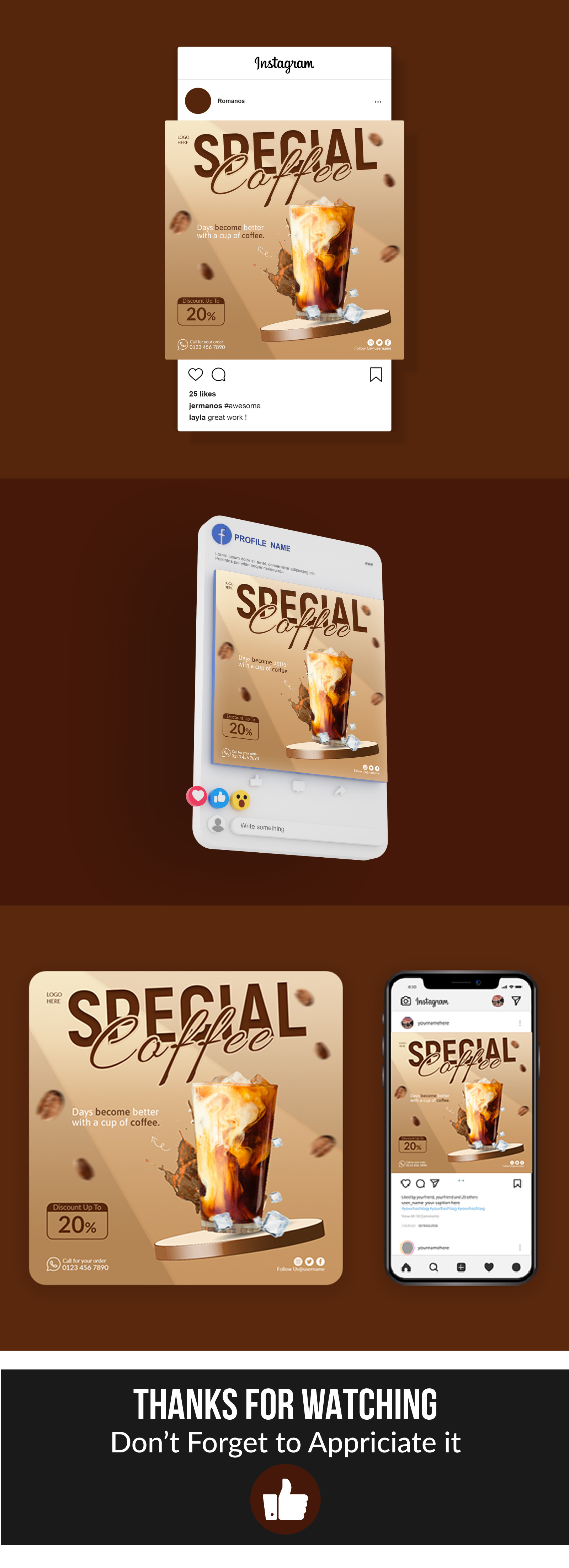 Food Social Media Post Design advertising branding design food social media post graphic designer instagram marketing post design social media post socialmedia