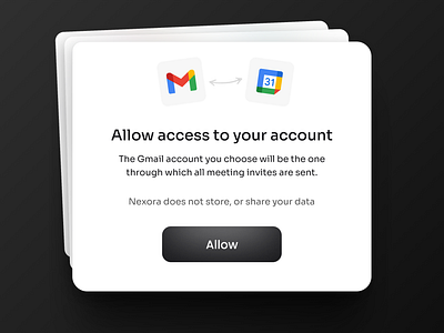 OAuth Permission Screen ui ux