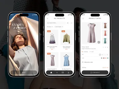 Minimal & Elegant Shopping App UI app concept app design clean ui dribbble weekly warmup ecommerce app fashion app fashion design fashion store fashion ux figma design minimal design mobile ui online shopping product details product page shopping app ui inspiration ux mobile ux ui design wakia