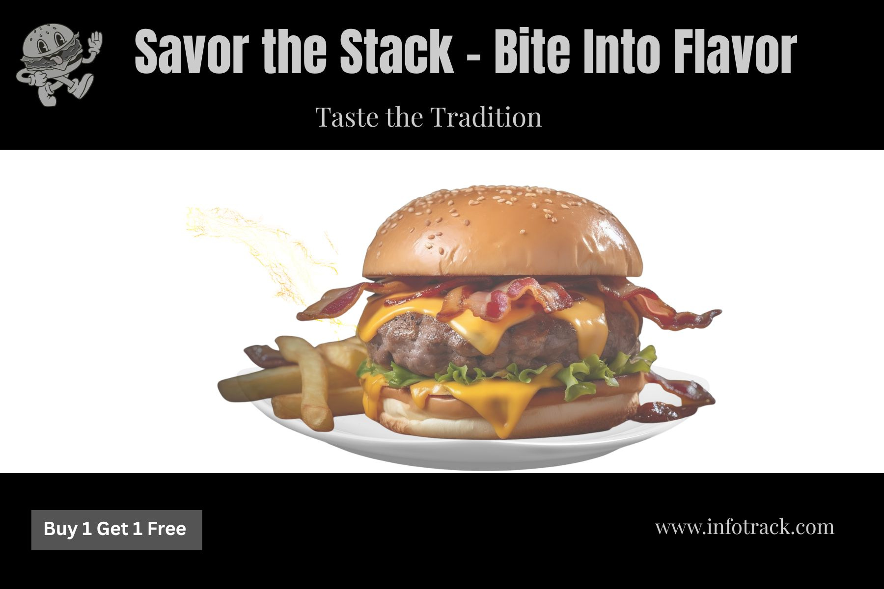 Example of A Professional Unique Burger Product Design