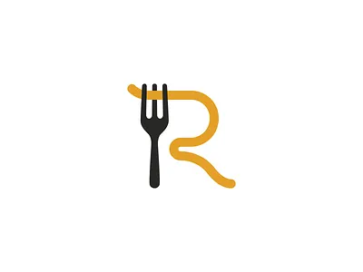 Refactor (internal identity) branding fork illustration internal letter r logo logomark noodle r refactor simple team