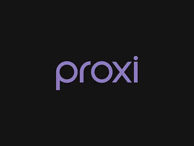 Proxi - Brand Wordmark Design app logo design brand design brand identity brand logo brand mark brand positioning branding branding agency design graphic design logo logo design logotipo logotype proxi tech company wordmark