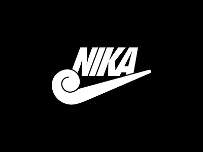 Nika logo branding design gear 5 icon illustration logo luffy minimal minimalism minimalist nika nike one piece vector