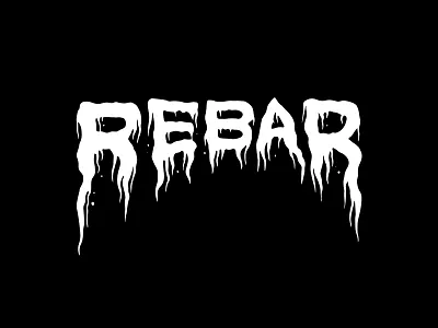 Rebar | Blood Type blood blood type brand design branding drippy type fish fishing fishing type illustrated type illustration logo design product logo rebar spy logo sunglass type type design typography