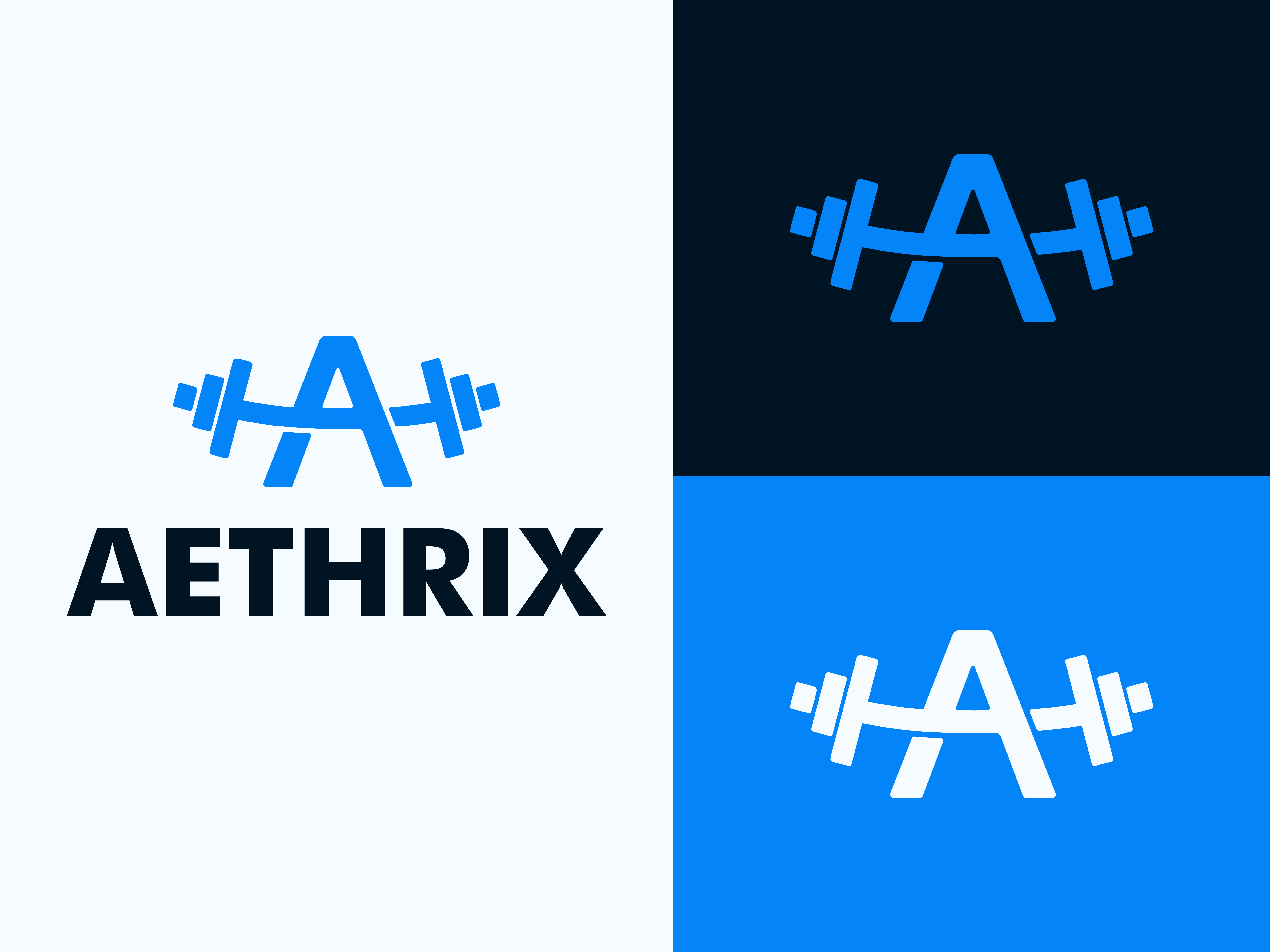 Example of Aethrix- Fitness Brand Logo Design