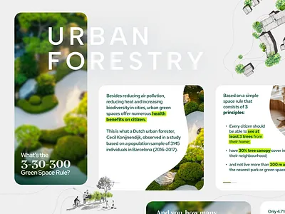 Urban Forestry - Illustrations & Data Vizualisation architecture city data vizualisation forest green green space illustration land design landscape nature plant topography urban urban forestry view plan