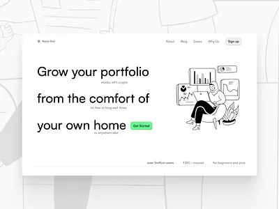 Finance Landing Page app branding design figma finance framer graphic design icon illustration landing page logo portfolio ui ux web design
