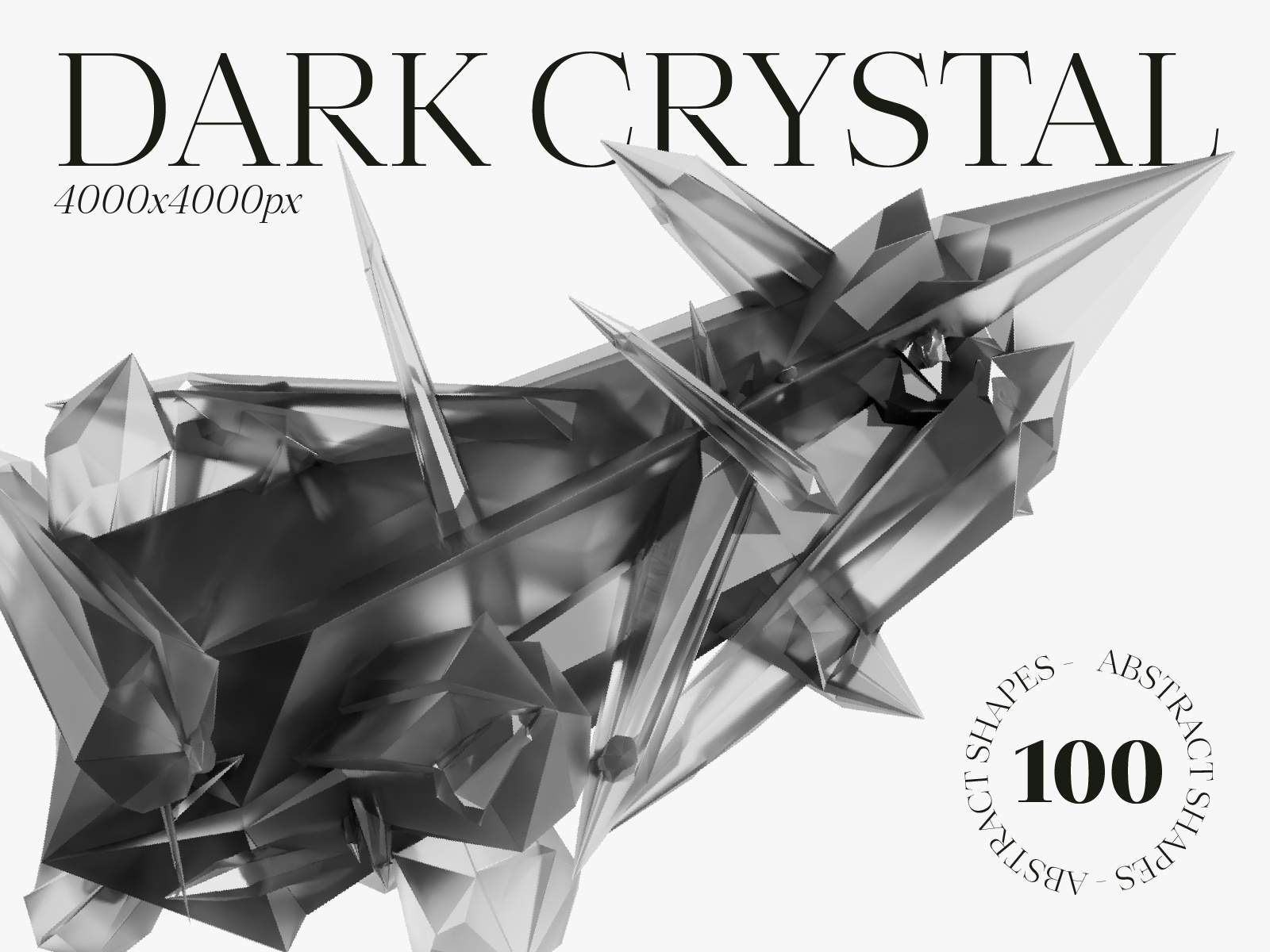 3D Dark Crystal tridimensi pro