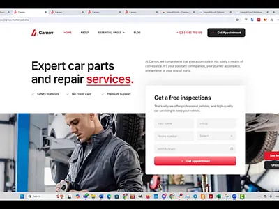 Carnov branding design graphic design illustration landing logo typography ui ux vector website