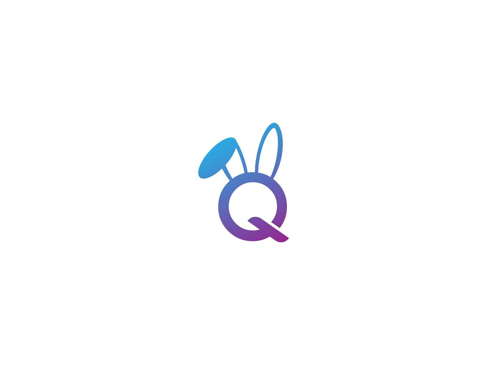 Logo Letter Q + Rabbit by Irfan Dian Nugraha on Dribbble