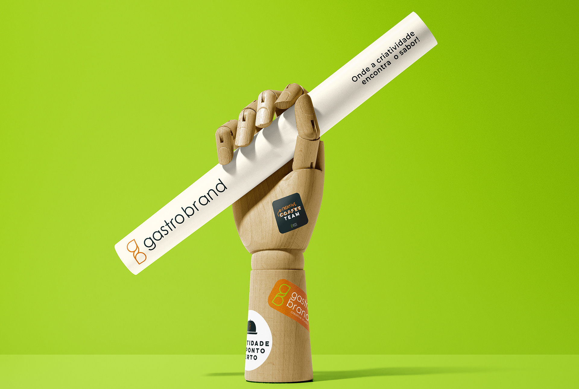 GastroBrand | Creative Studio brand identity brand strategy branding desenvolvimento de marca design food brand graphic design identidade visual logo project projeto studio brand visual identity