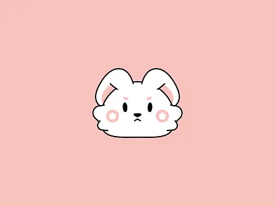 Habu Haus art branding bunny design flat flat design illustration logo vector