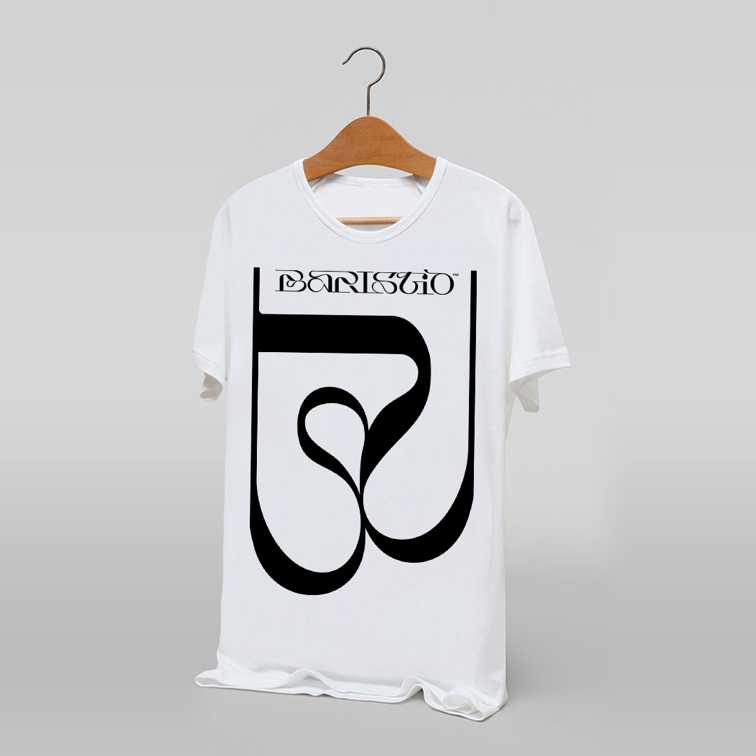 baristio (t-shirt) abstract barista branding brandmark coffee lettering logo logotype t shirt typography wordmark