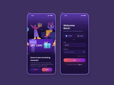 Crypto gaming Mobile App Onboarding Screens app application crypto inspiration mobile myanmar myanmar designer onboarding screens ui ux