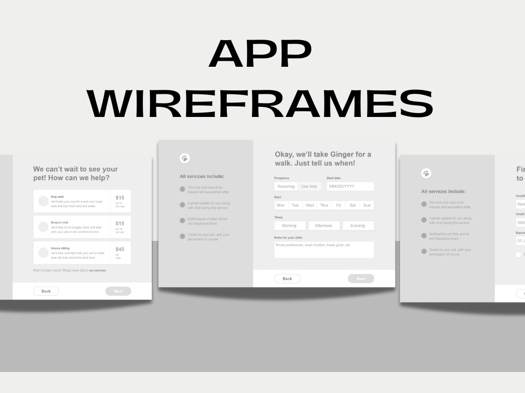 App Wireframes 2d animation animation branding design graphic graphic design illustration logo photoshop ui ux vector wirefram