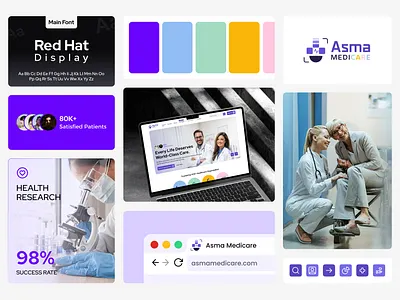 Asma Medicare- Healthcare Hospital Website agency website asma medicare assets design bento grid design hospital website landingpage medical website modern design trendy ui design uidesign uiuxdesign uxdesign web design