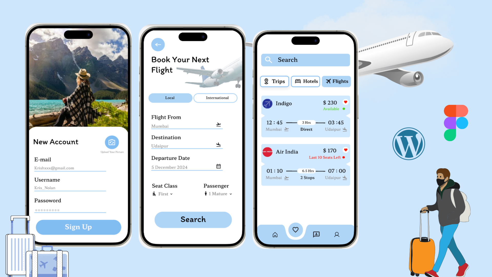 ✈️ Roamify – Flight Booking App Design animation creativeappdesign graphic design modernui trendingdesign