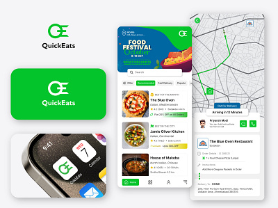 QuickEats logo ui