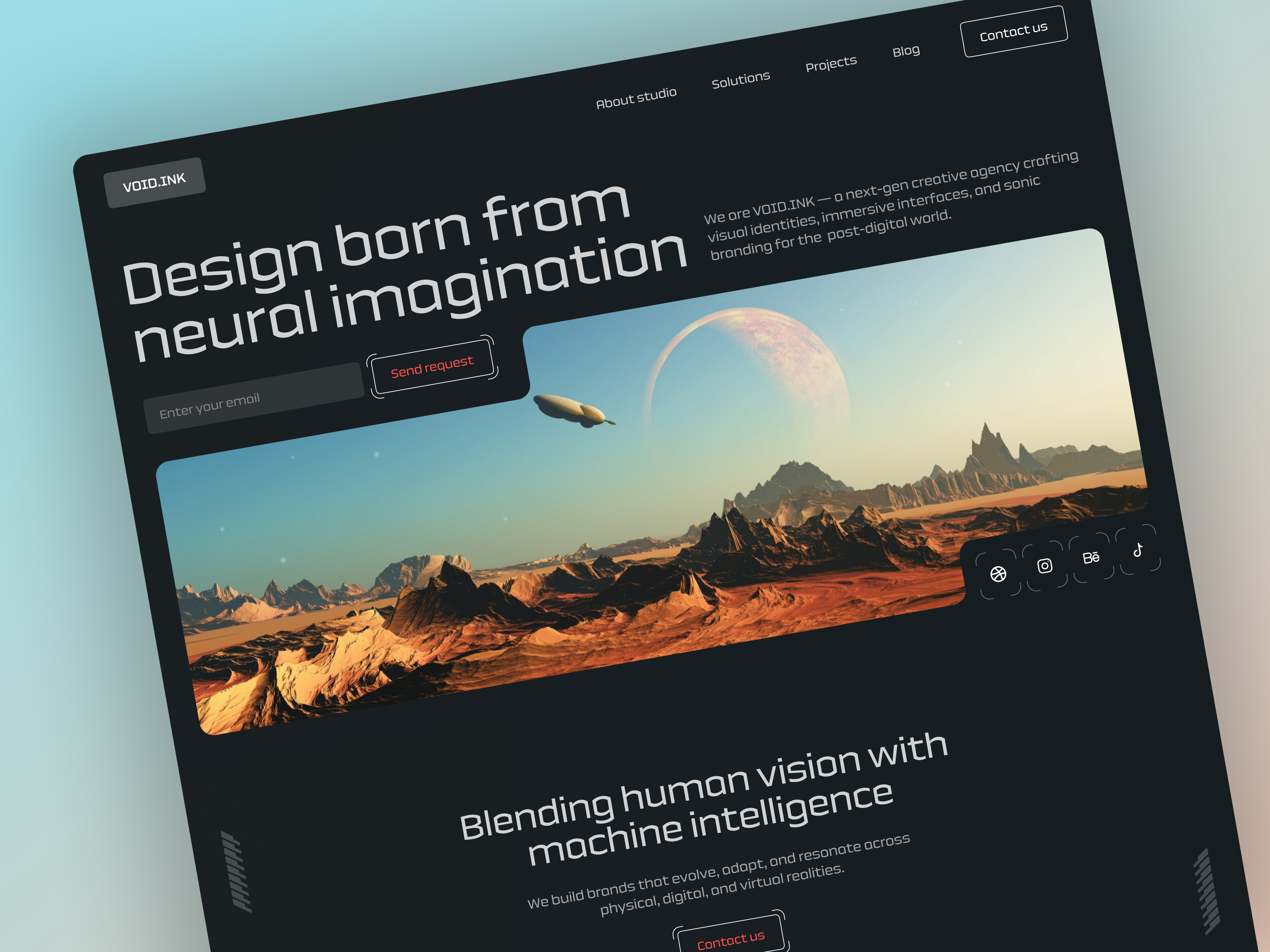 Example of Landing Page Design + Development 
