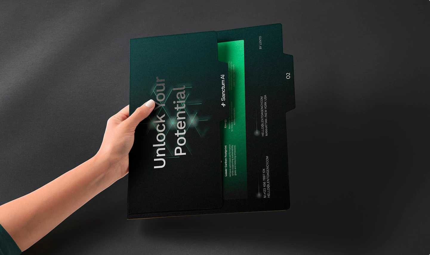 Sanctum AI 3d animation branding graphic design logo motion graphics ui