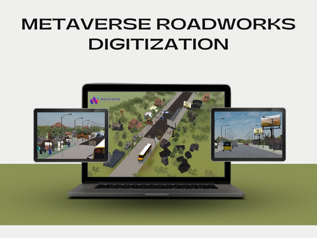 Metaverse Roadworks Digitization branding design graphic design illustration logo metaverse virtual reality