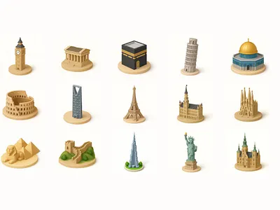 Skeuomorphism 3d icons modern skeuomorphism