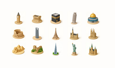 Skeuomorphism 3d icons modern skeuomorphism