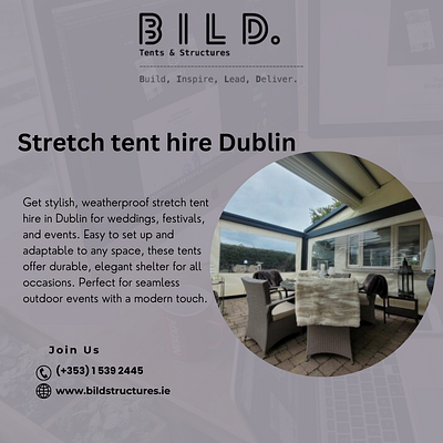 Looking for reliable stretch tent hire in Dublin? stretch tent hire dublin