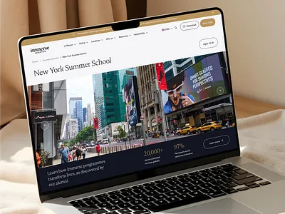 Academic Summer and Online Courses Website branding design graphic design illustration logo redesign ui ux web website