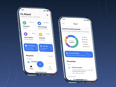 Work Management Mobile App Design app design ui ux