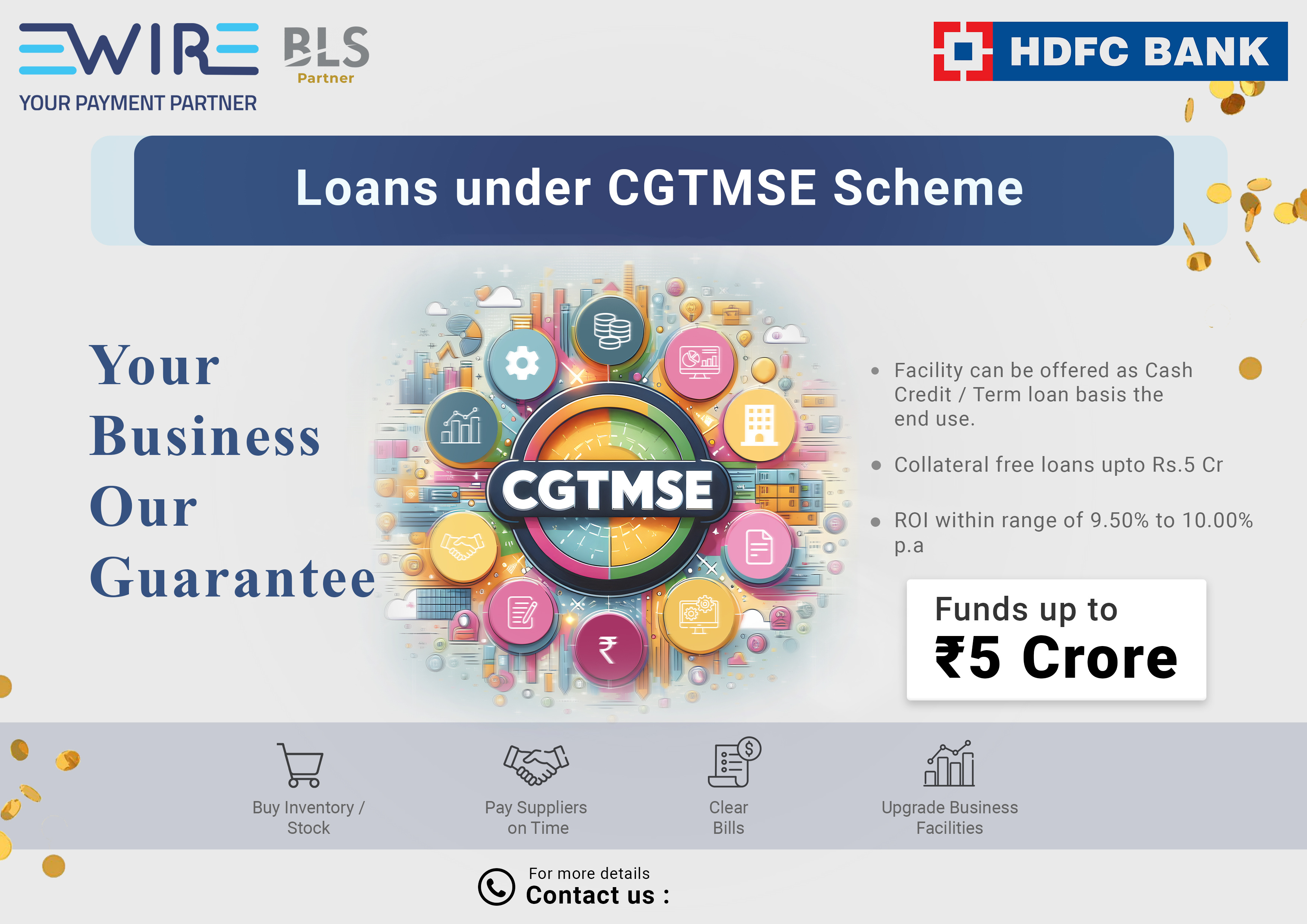 Loans under CGTMSE Scheme - Brochure Design bank loan poster design broucher cgtmse creatives design flyer graphic design gst loan loan loan broucher loan poster loan posters poster poster design social media poster