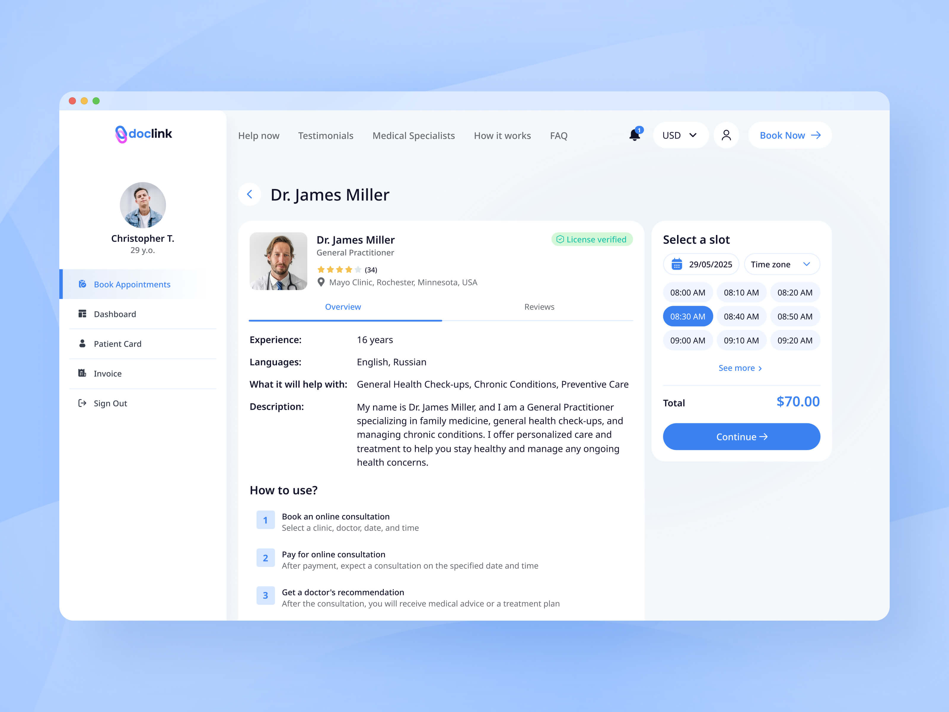 Example of Website Design