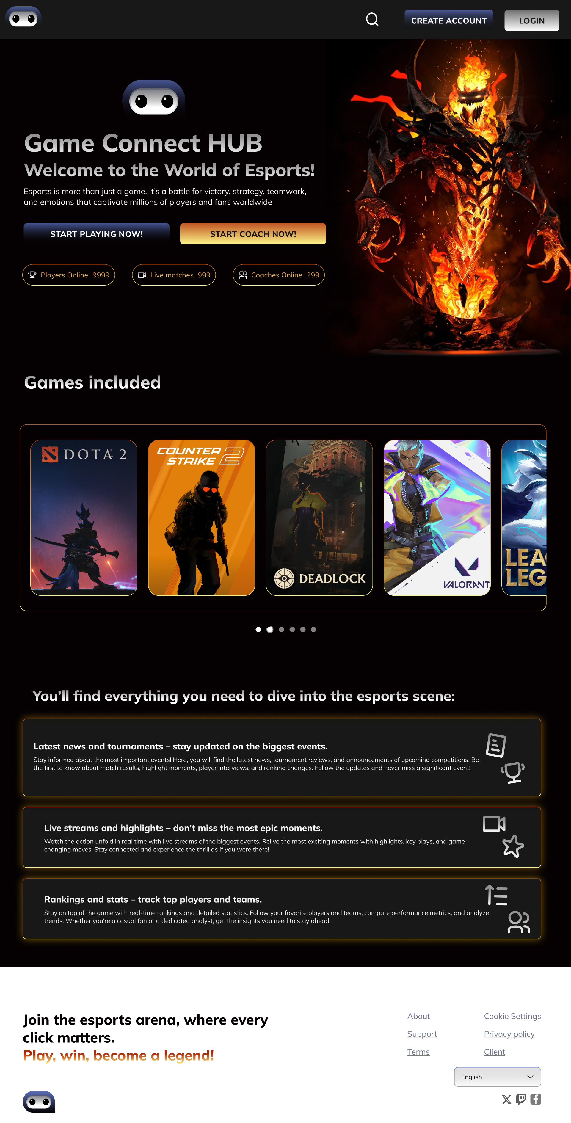 Example of Web Site/Service UI/UX