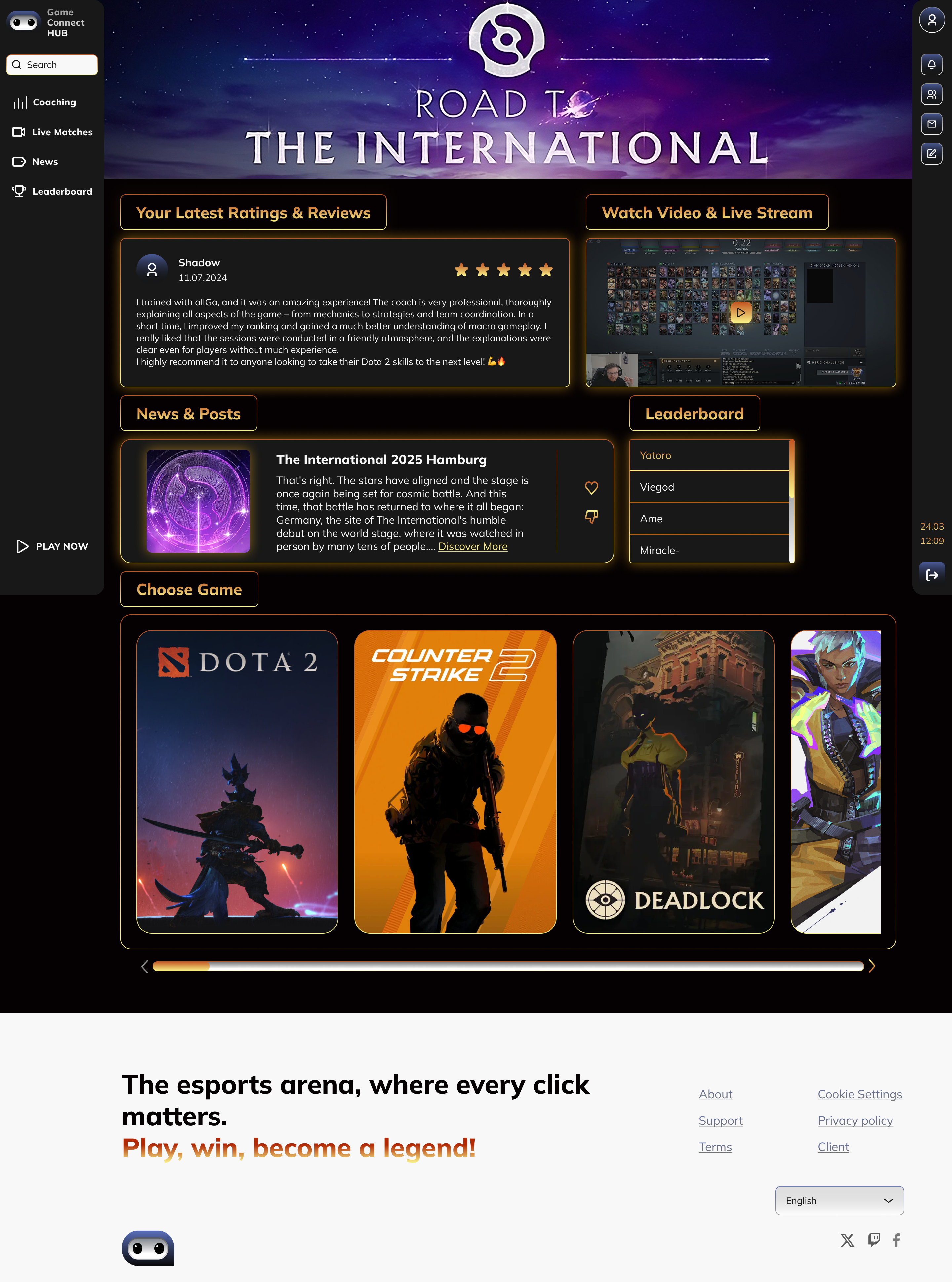 Example of Web Site/Service UI/UX