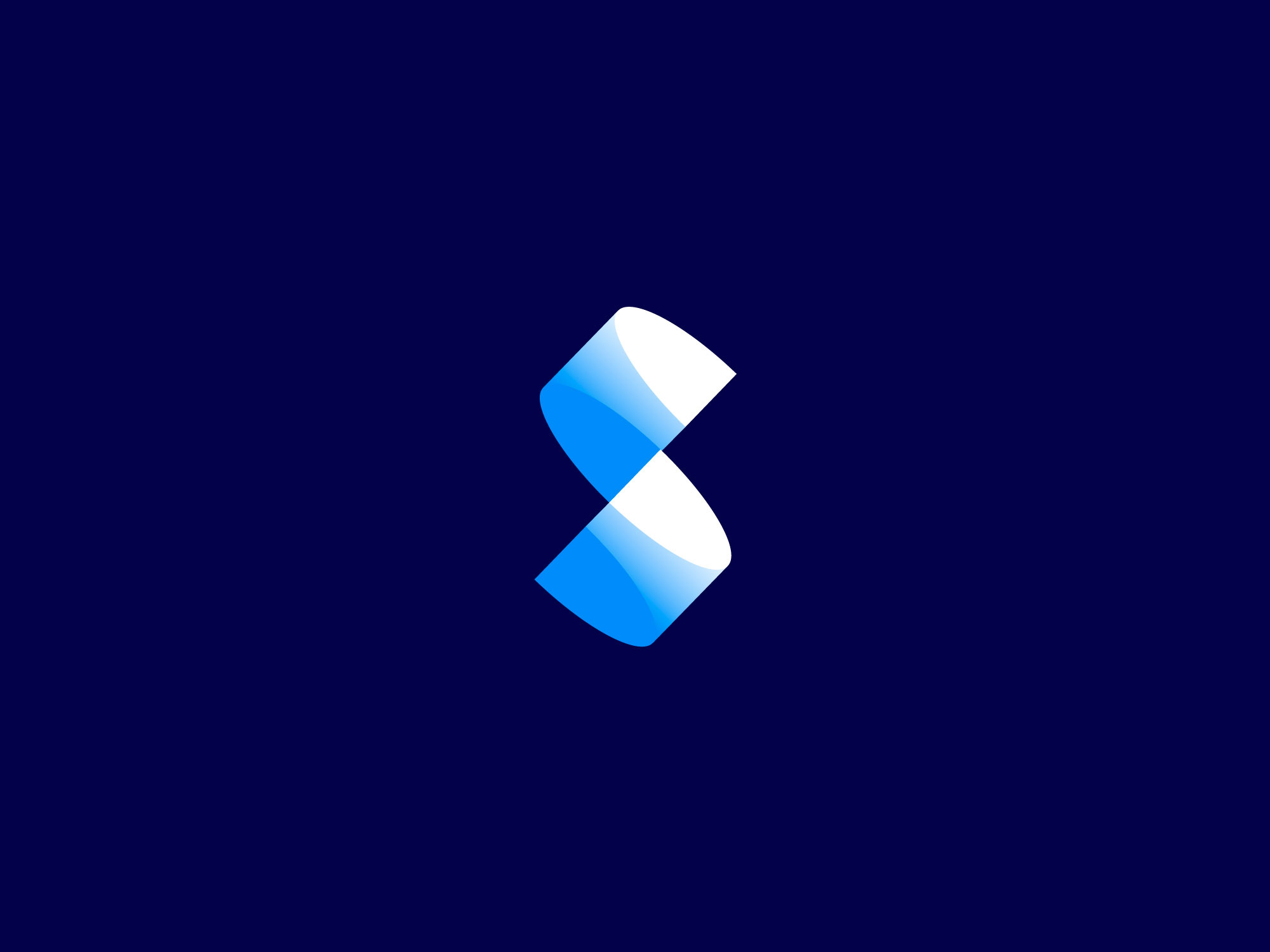 S abstract brand branding elipse identity letter letter s lettermark light logo mark minimalist modern music roxana niculescu s simple sound visual waves