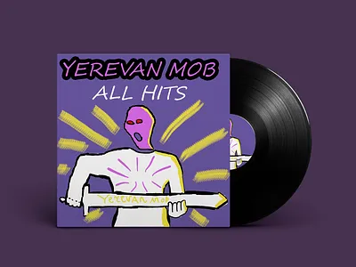 Yerevan Mob vinyl cover 2025 album art artwork canada collection cover design gallery germany graphic design illustration music newyork toronto trend trending trends usa vinyl