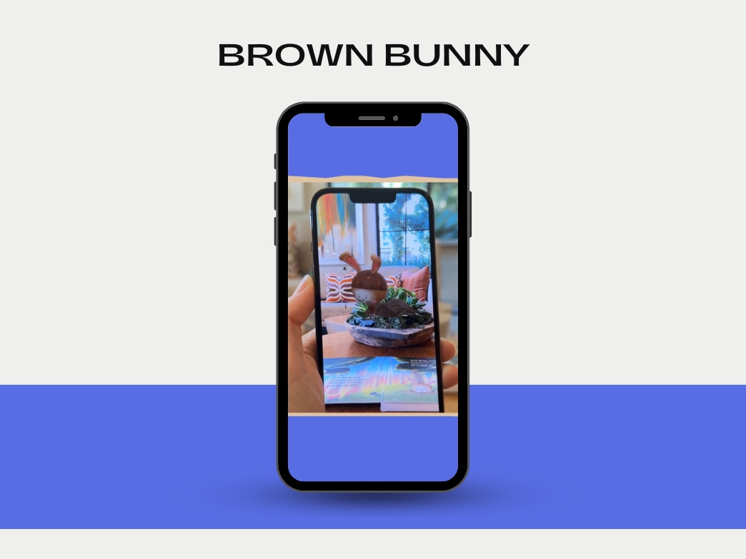 Brown Bunny animation ar augmented reality metaverse mobile ar animation motion graphics