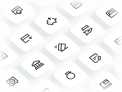 Payments, Finance vector line icons pack — Myicons✨ design system figma figma icons finance icons icon design icon pack icons icons design icons library icons pack interface icons line icons payments icons sketch icons ui design ui icons ui kit web design web designer