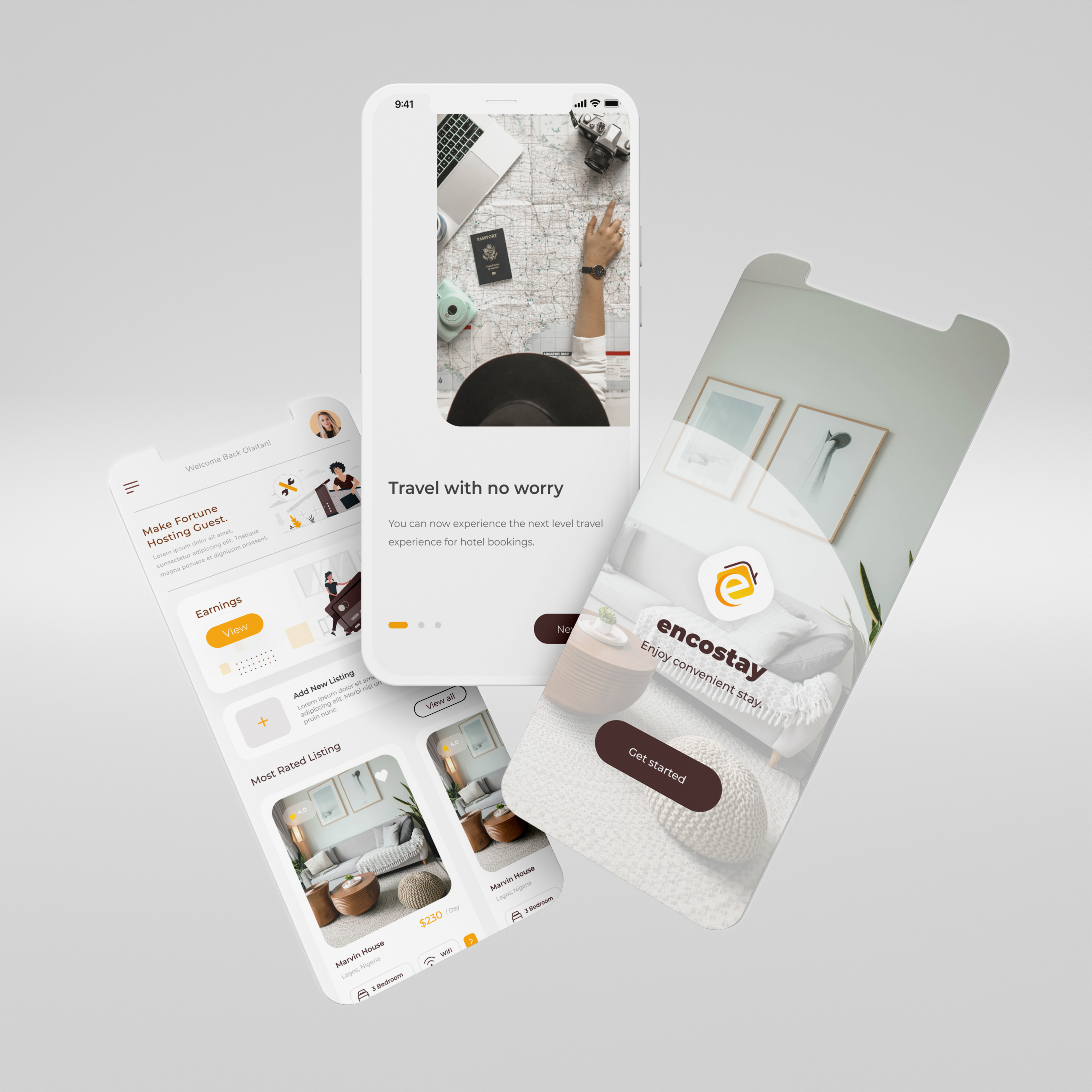 Short Stay App Design
