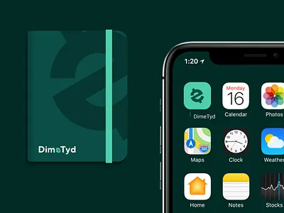 Branding for DimeTyd branding graphic design ui ux website