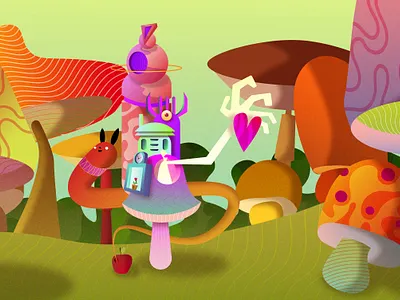 Undergrowth 2dillustration design graphic design illustration poster vector