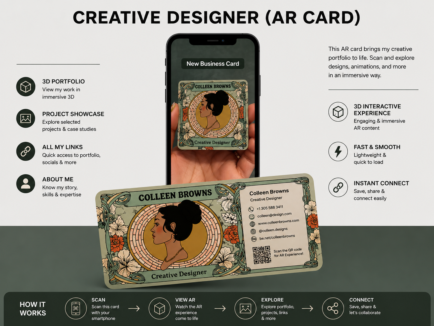 Creative Designer Card designer personal branding