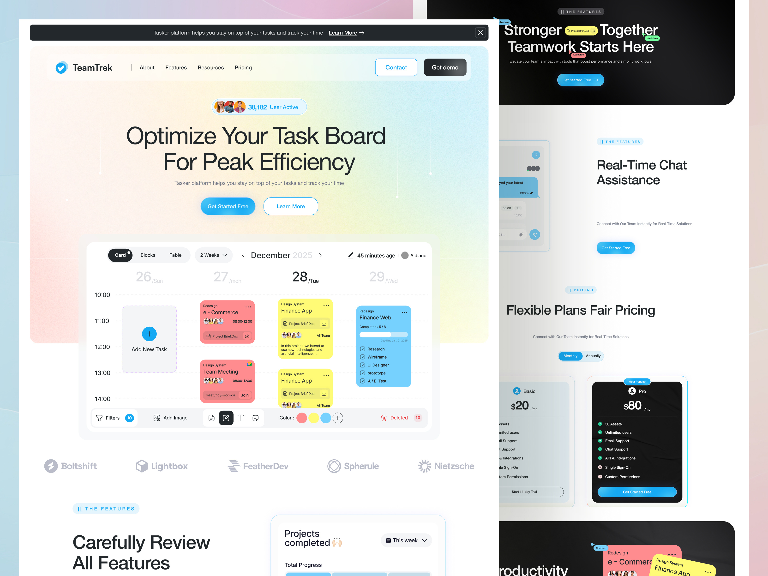 Example of Landing Page Design In Figma